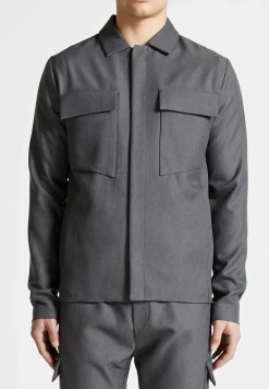 Angular Pocket Overshirt - Marl^Manière De Voir Outlet