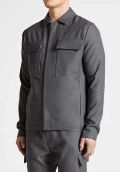 Angular Pocket Overshirt - Marl^Manière De Voir Outlet