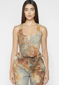 Art Corset Top -^Manière De Voir New