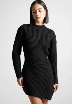 Asymmetric Knit Jumper Dress -^Manière De Voir Outlet