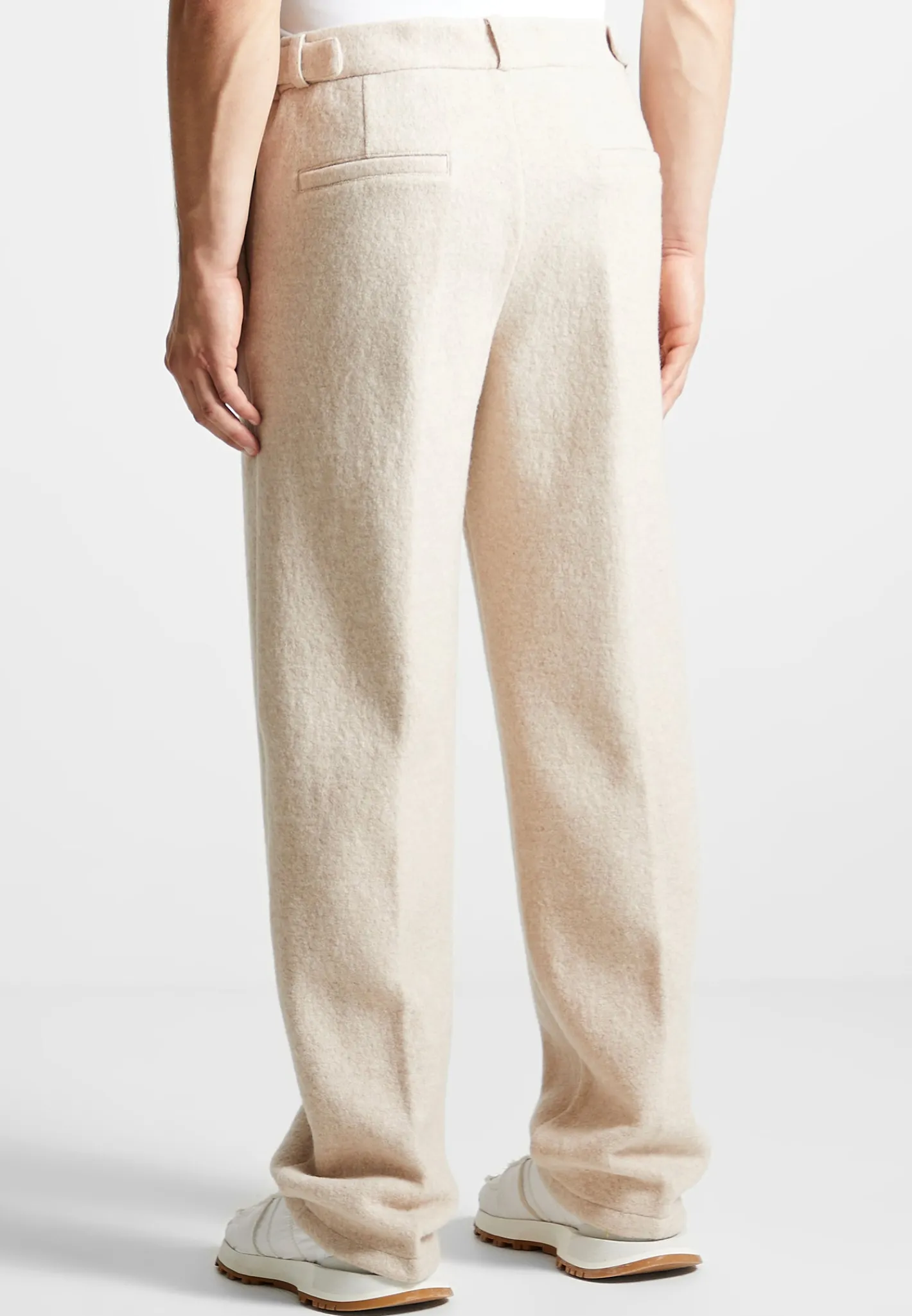 Boiled Wool Tailored Trousers -^Manière De Voir Clearance