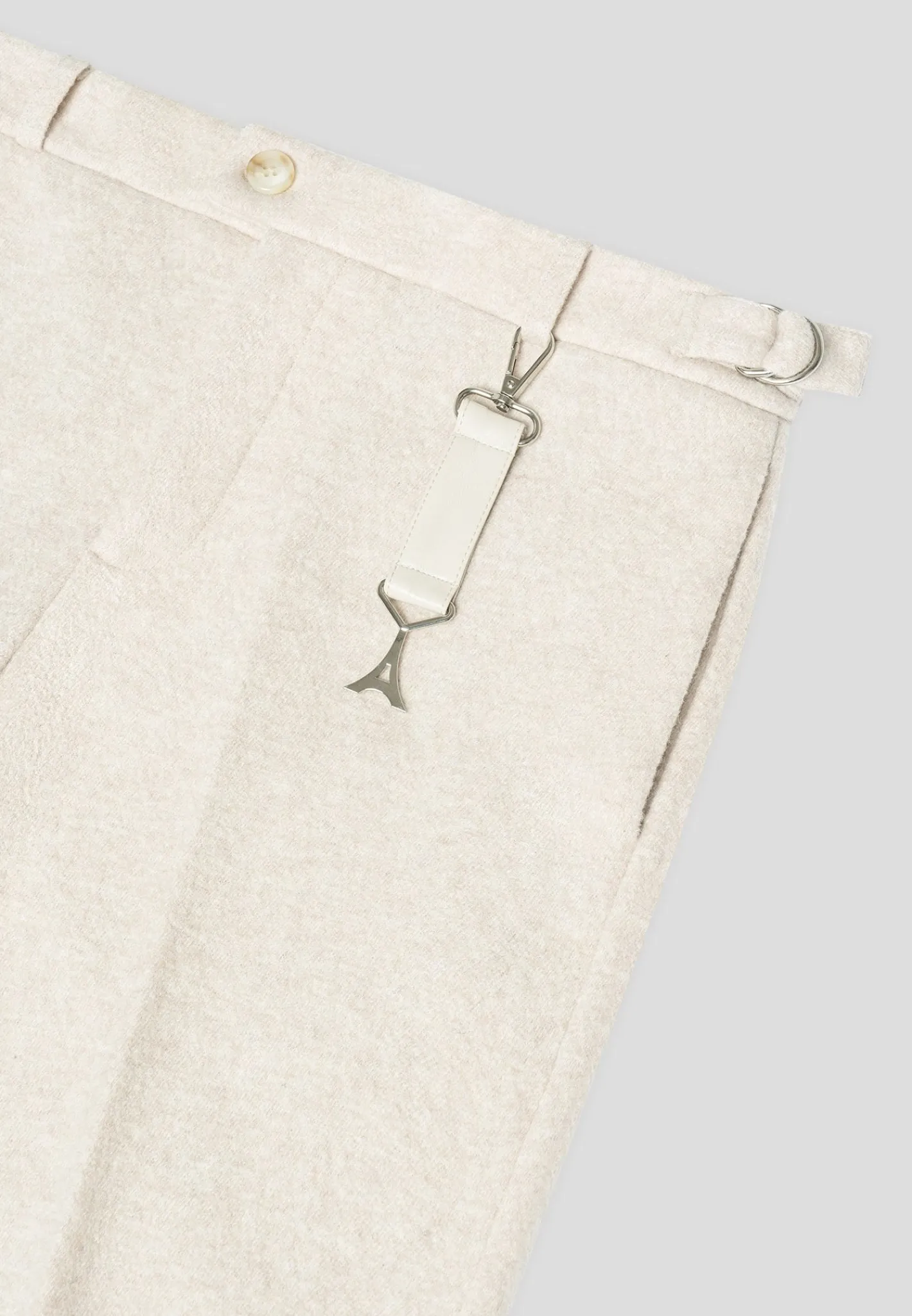 Boiled Wool Tailored Trousers -^Manière De Voir Clearance