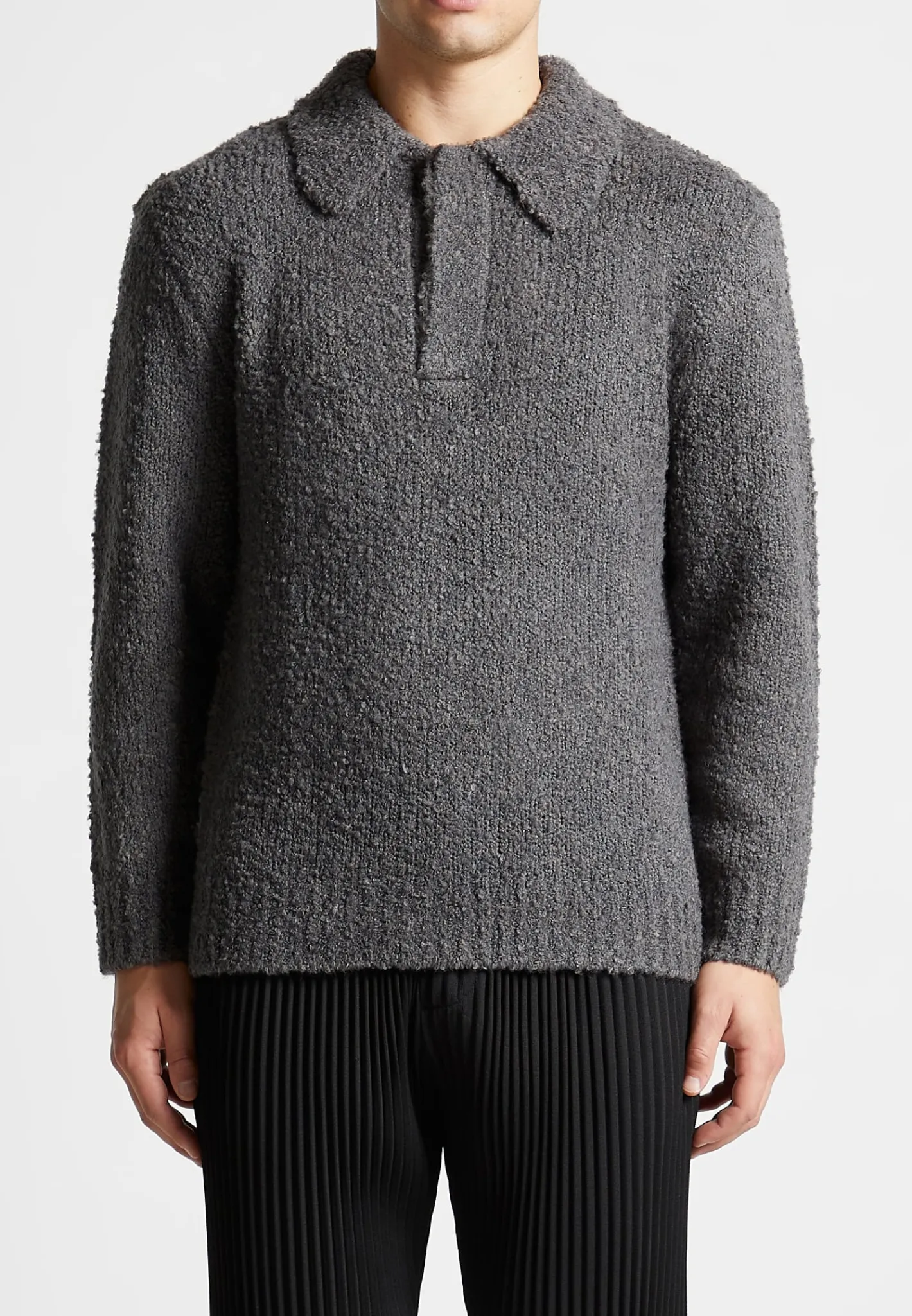 Boucle Knit Polo Jumper -^Manière De Voir Best