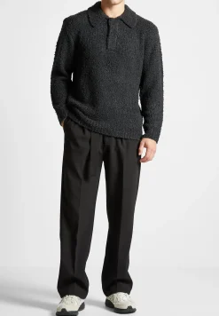 Boucle Knit Polo Jumper -^Manière De Voir Discount