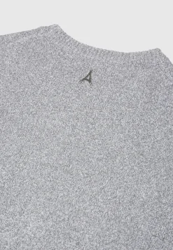 Boucle Knit Regular Fit T-Shirt - Grey Marl^Manière De Voir Online