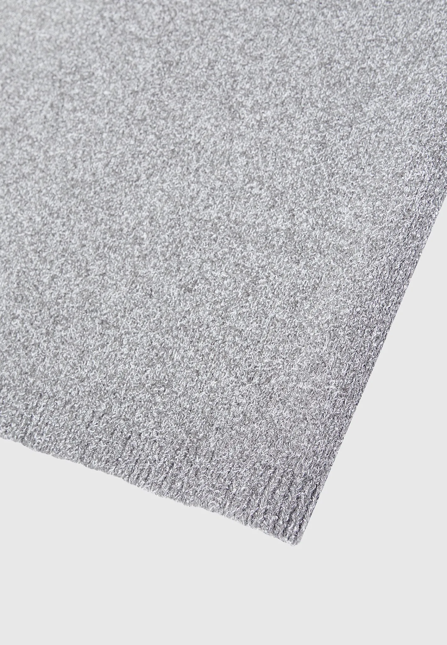 Boucle Knit Regular Fit T-Shirt - Grey Marl^Manière De Voir Online