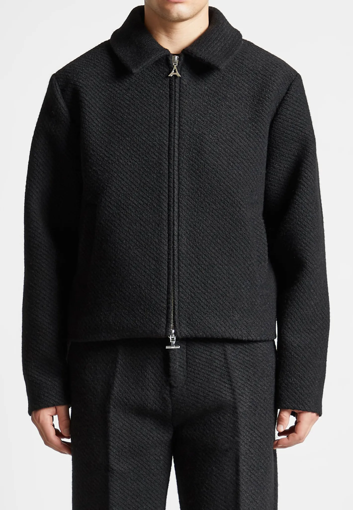 Boxy Wool Twill Jacket -^Manière De Voir Discount
