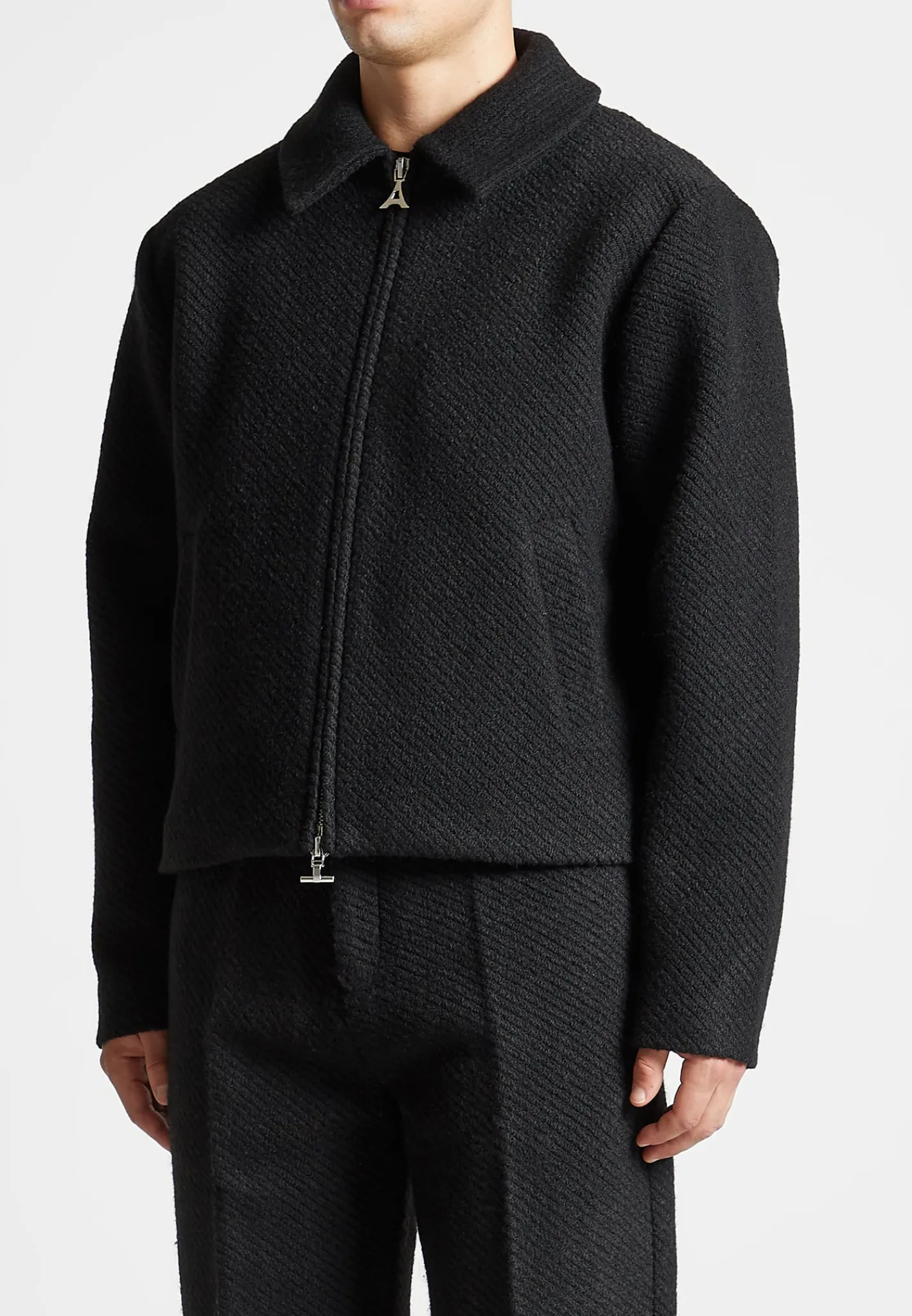 Boxy Wool Twill Jacket -^Manière De Voir Discount