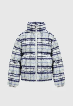 Brushed Check Puffer Jacket -^Manière De Voir Clearance