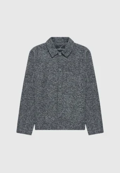 Brushed Herringbone Shacket -^Manière De Voir Discount