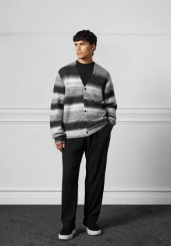 Brushed Knit Ombre Cardigan - /Grey^Manière De Voir Online