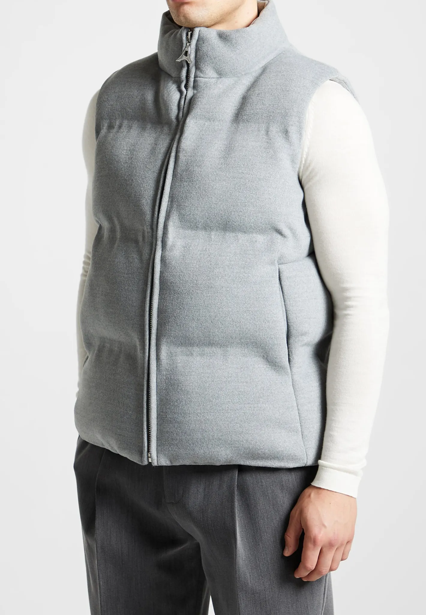 Brushed Marl Puffer Gilet -^Manière De Voir Discount