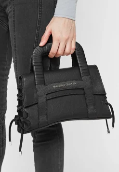 Caged Vegan Leather Lace Up Bag -^Manière De Voir Clearance