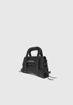 Caged Vegan Leather Lace Up Bag -^Manière De Voir Clearance