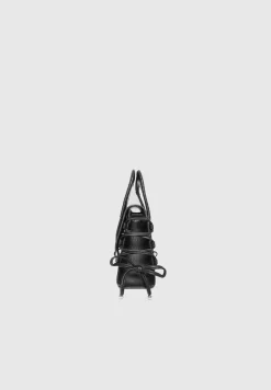 Caged Vegan Leather Lace Up Bag -^Manière De Voir Clearance