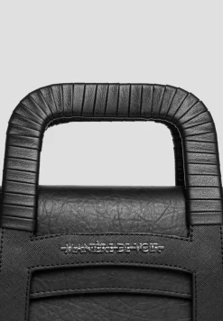 Caged Vegan Leather Lace Up Bag -^Manière De Voir Clearance