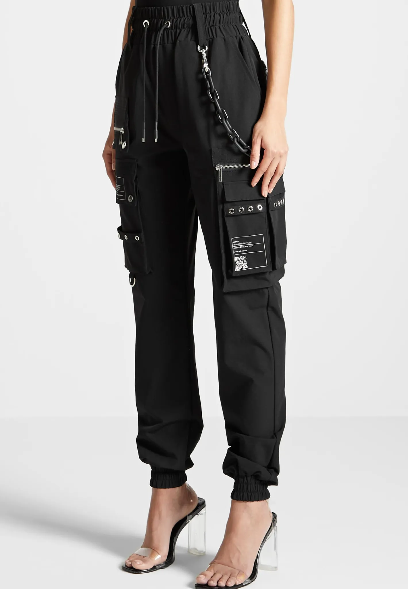 Cargo Pants with Marble & Matte Chain -^Manière De Voir Best