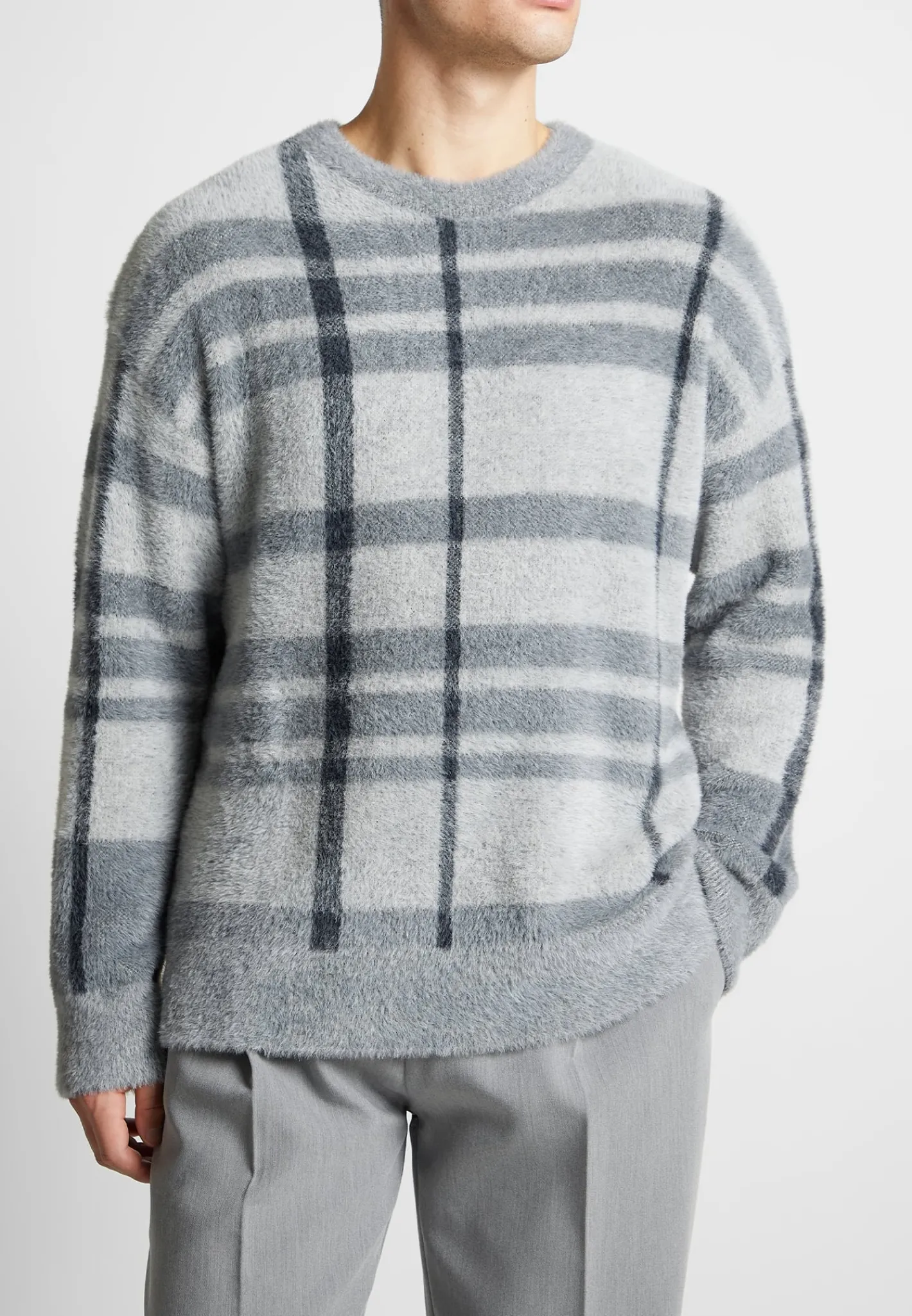 Check Knit Jumper -^Manière De Voir Fashion