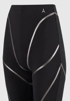 Chrome Piped Contour Leggings -^Manière De Voir Online