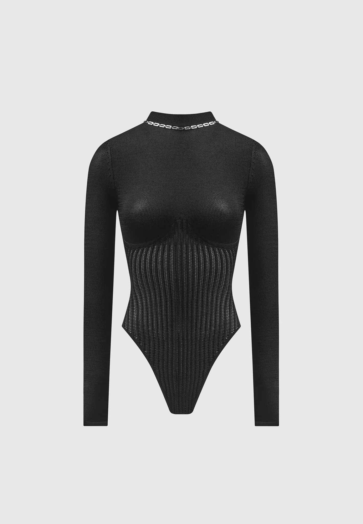 Contour Knit Bodysuit with Chain -^Manière De Voir Outlet