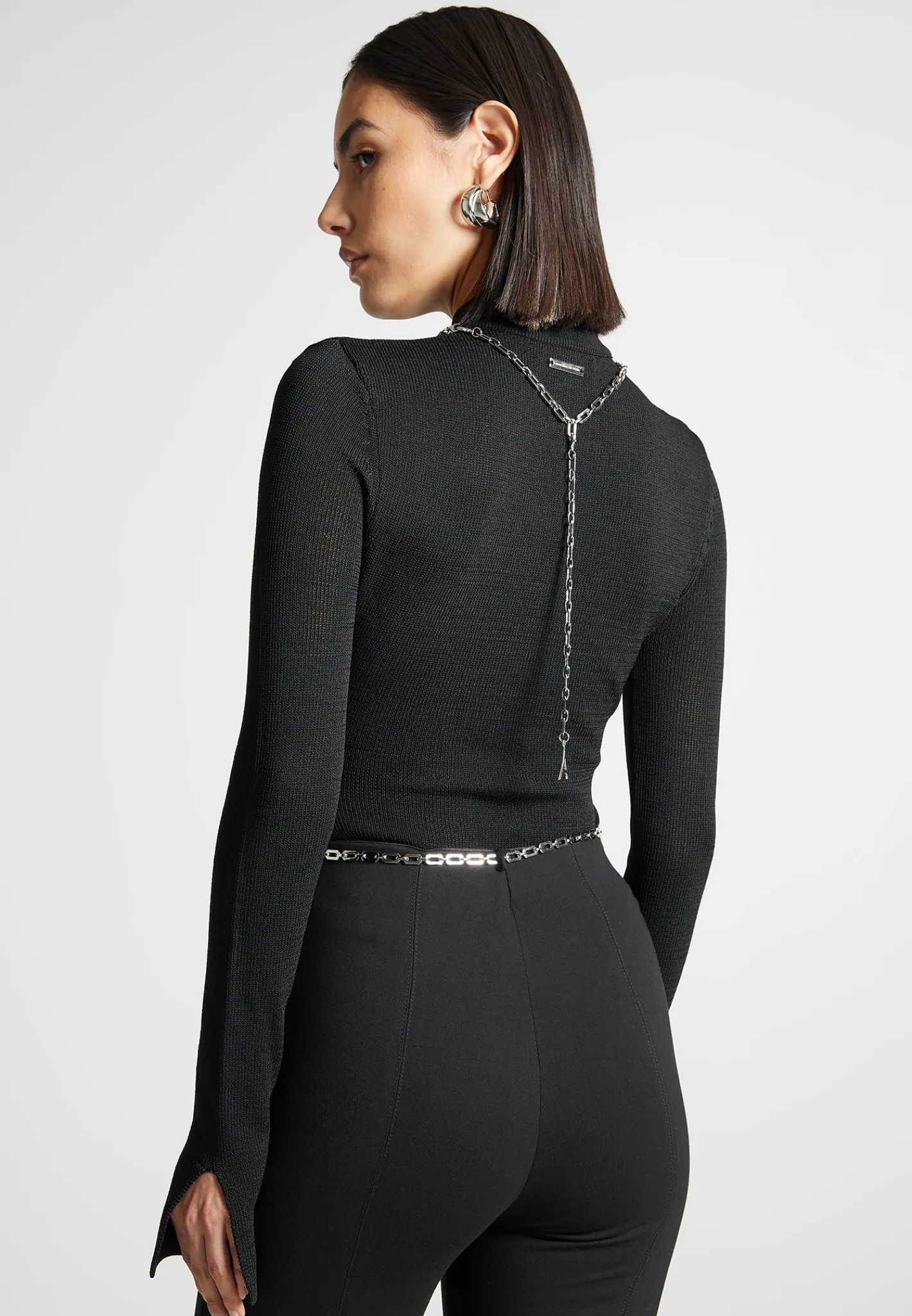 Contour Knit Bodysuit with Chain -^Manière De Voir Outlet