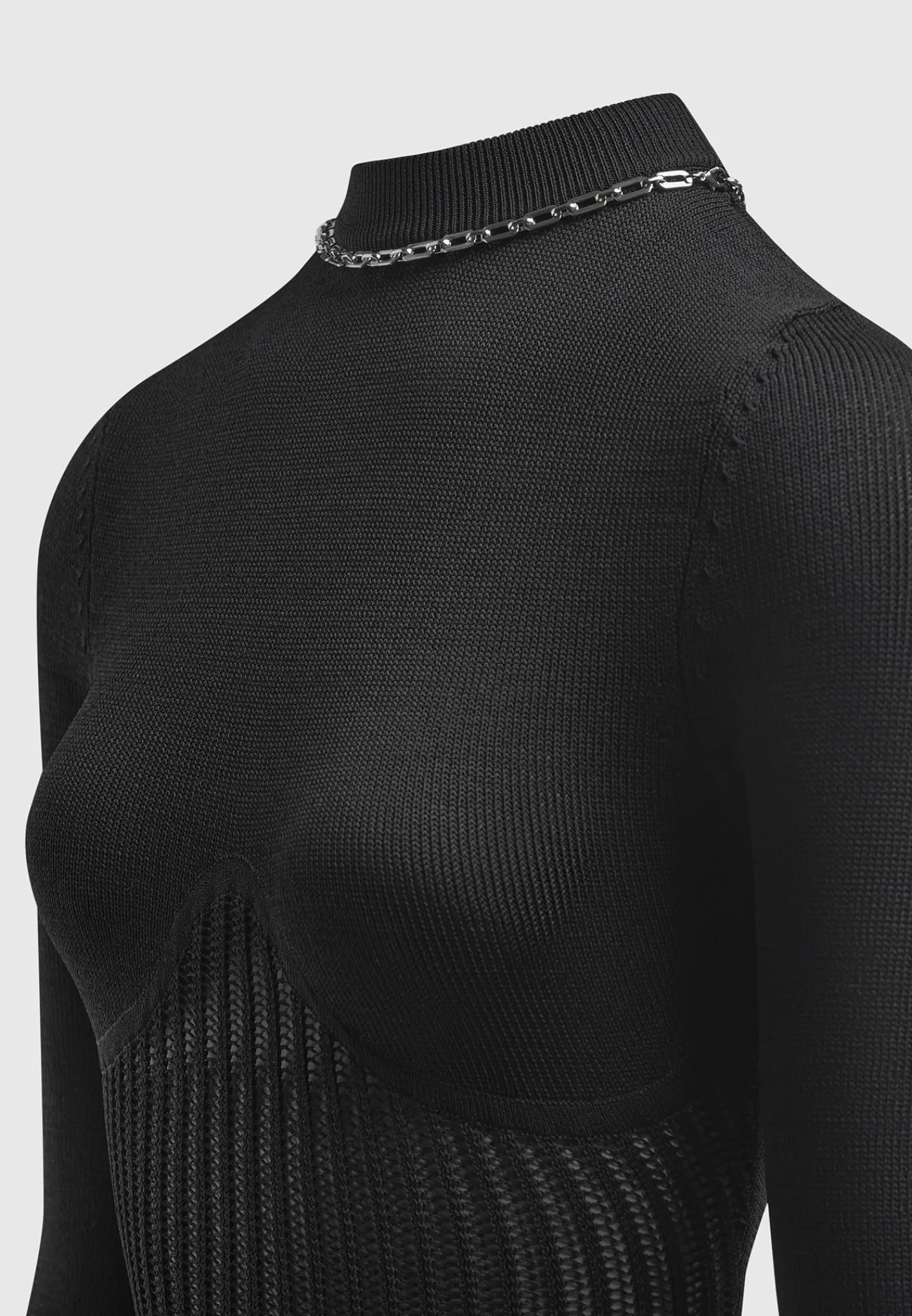 Contour Knit Bodysuit with Chain -^Manière De Voir Outlet