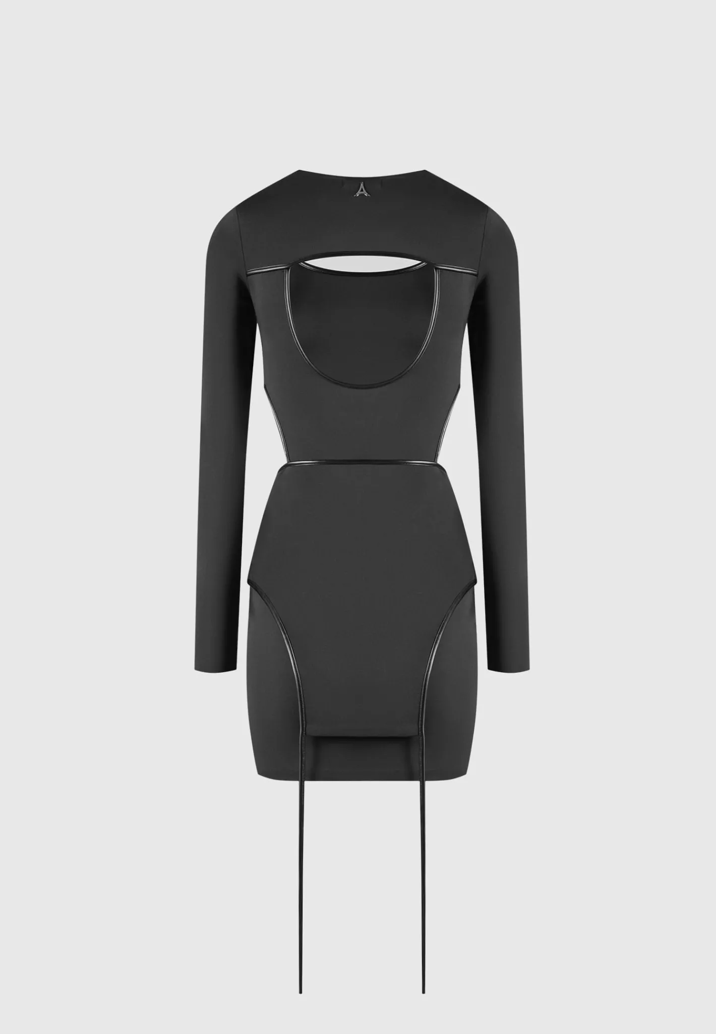 Contrast Binding Cut Out Mini Dress -^Manière De Voir Fashion