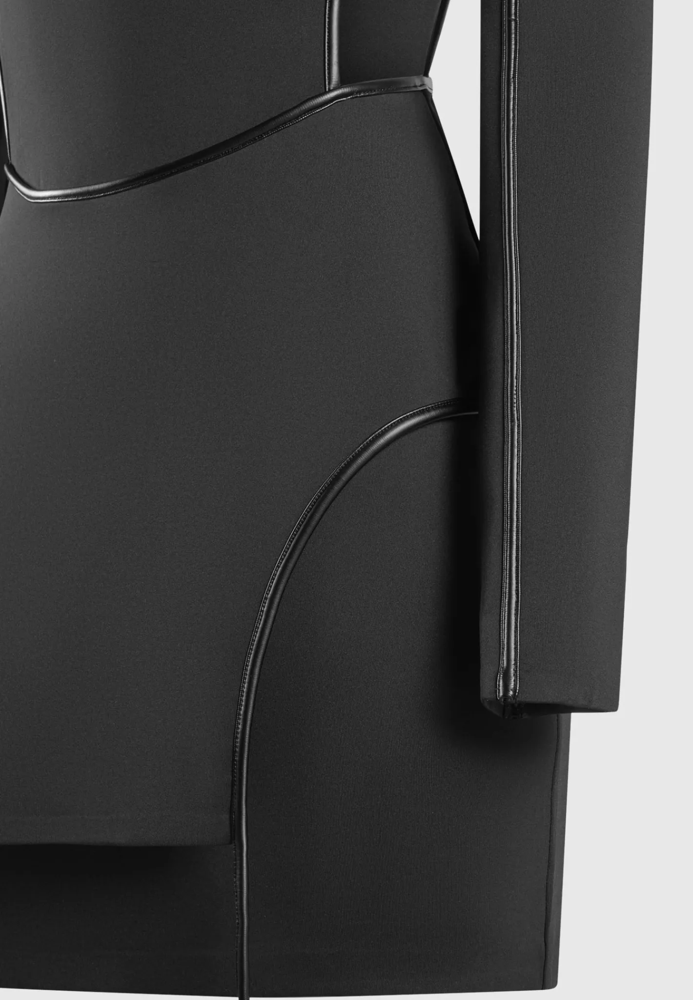Contrast Binding Cut Out Mini Dress -^Manière De Voir Fashion