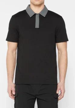 Contrast Collar Polo Shirt -^Manière De Voir Sale