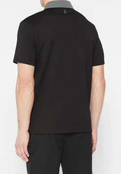 Contrast Collar Polo Shirt -^Manière De Voir Sale