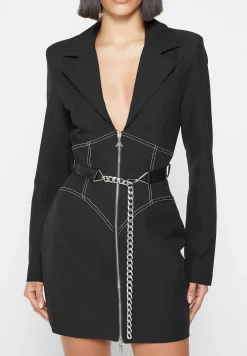 Corset Blazer Dress with Chain -^Manière De Voir Discount