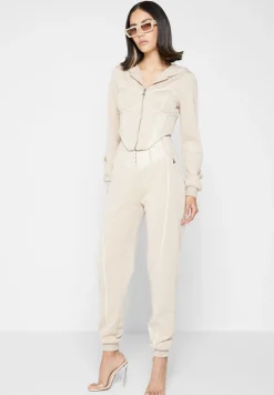 Corset Hoodie with Vegan Leather -^Manière De Voir Best
