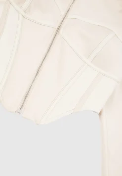 Corset Hoodie with Vegan Leather -^Manière De Voir Best