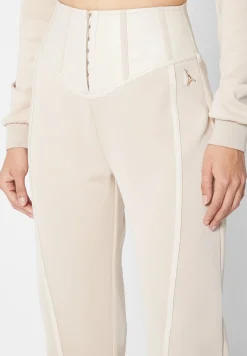 Corset Joggers with Vegan Leather -^Manière De Voir New