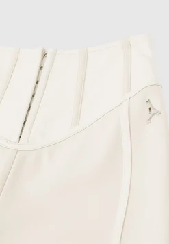 Corset Joggers with Vegan Leather -^Manière De Voir New