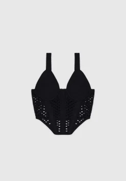 Crochet Knit Corset Top -^Manière De Voir Discount