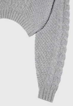 Cropped Cable Knit Jumper -^Manière De Voir Hot