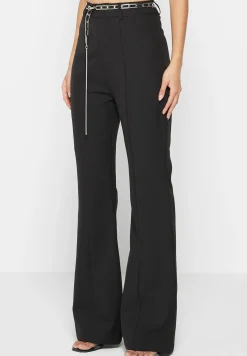 Cut Out Flared Trousers with Chain Belt -^Manière De Voir Outlet