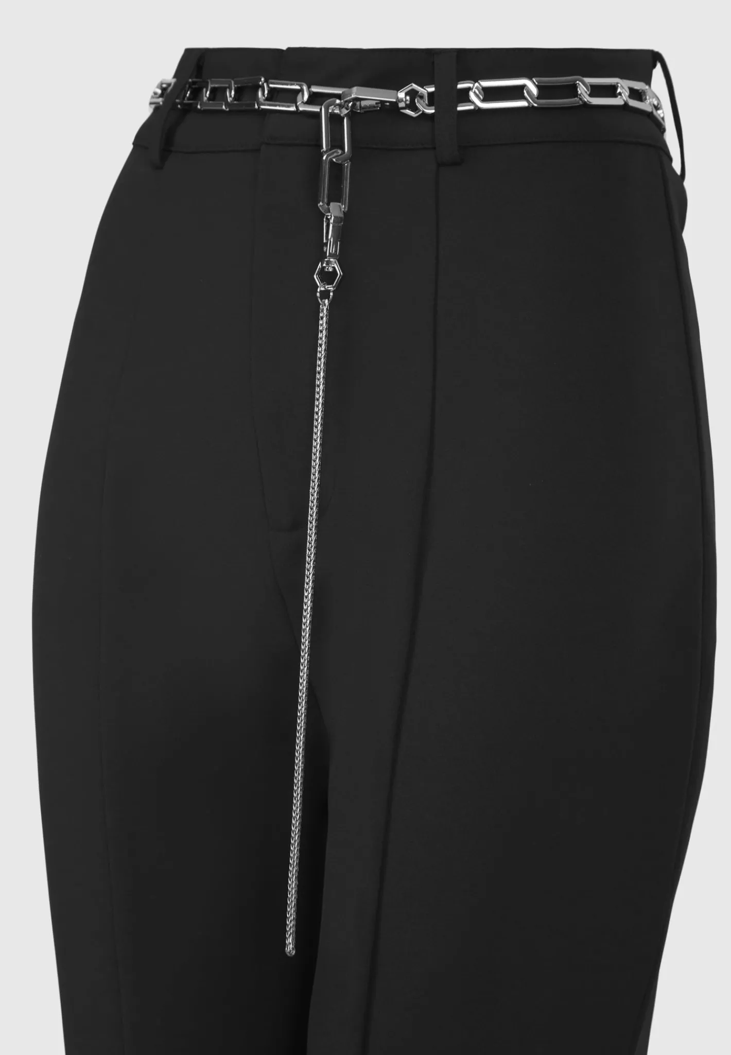 Cut Out Flared Trousers with Chain Belt -^Manière De Voir Outlet
