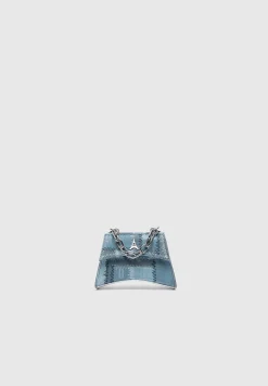 Denim and Silver Mini Bag -^Manière De Voir Fashion