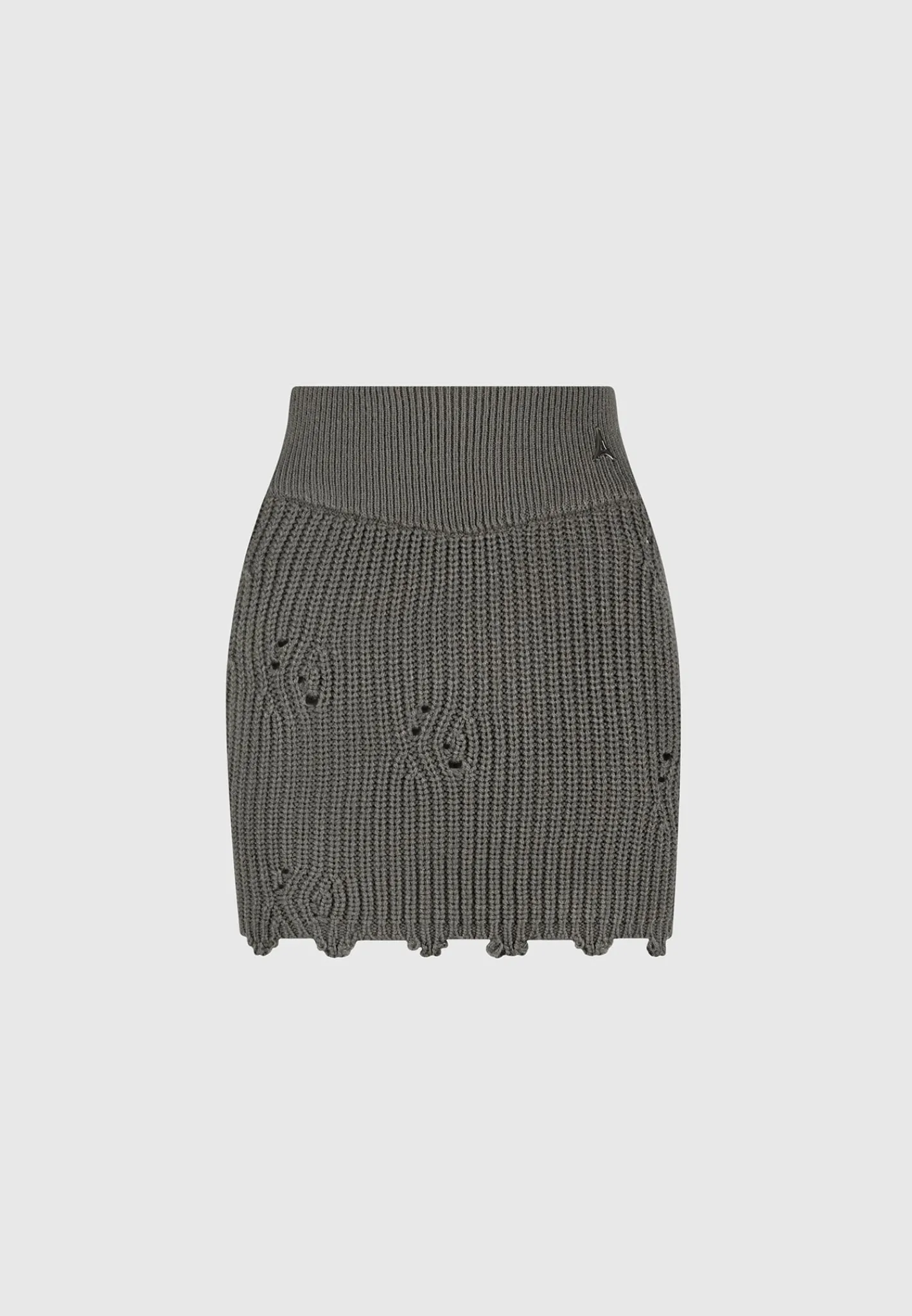 Distressed Knit Mini Skirt -^Manière De Voir Best