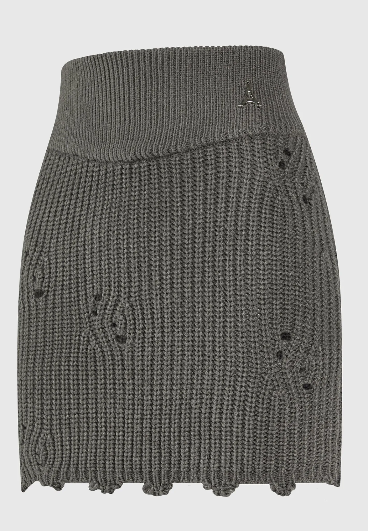 Distressed Knit Mini Skirt -^Manière De Voir Best