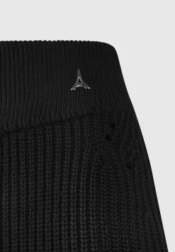 Distressed Knit Mini Skirt -^Manière De Voir Online