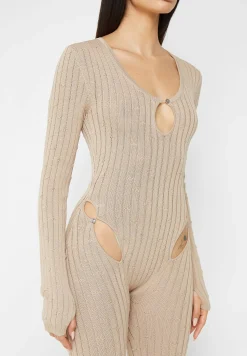 Distressed Knitted Cut Out Jumpsuit -^Manière De Voir Sale