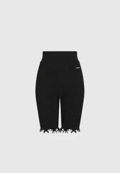 Distressed Knitted Cycling Shorts -^Manière De Voir Online