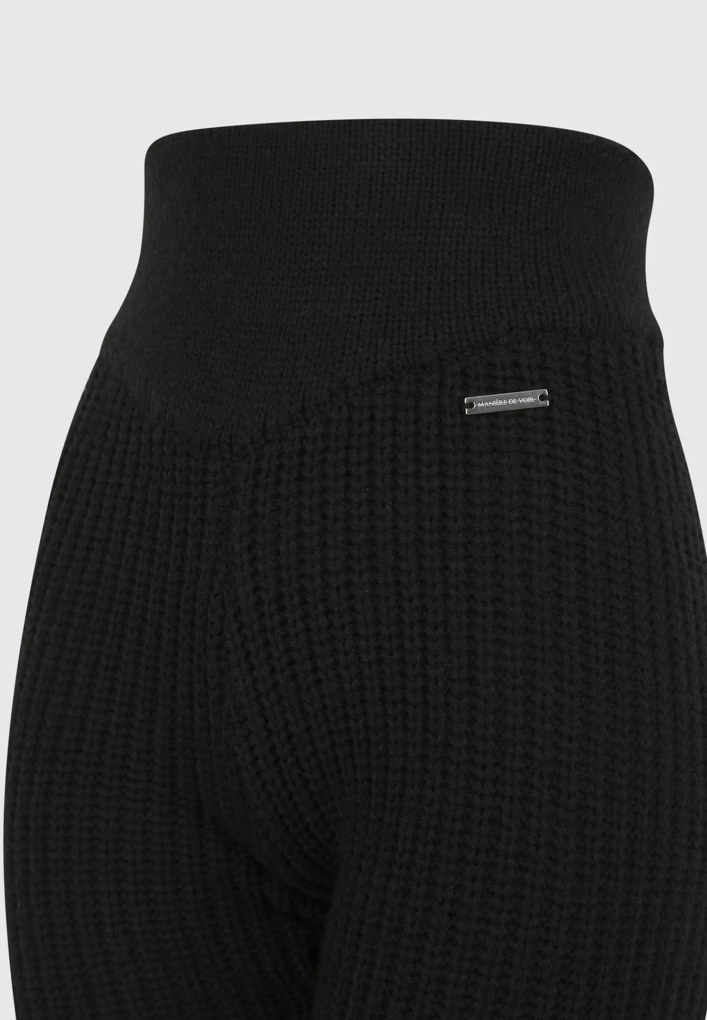 Distressed Knitted Cycling Shorts -^Manière De Voir Online