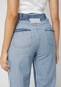 Distressed Mom Jeans - Mid Blue^Manière De Voir Best
