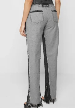 Distressed Mom Jeans - Washed Black^Manière De Voir Hot
