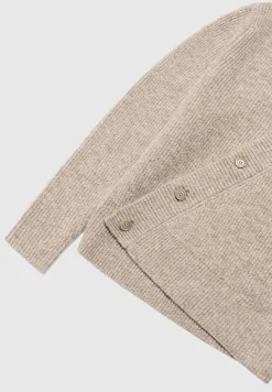 Double Breasted Brushed Knit Cardigan -^Manière De Voir Fashion