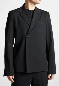 Double Breasted Pinstripe Suit Jacket -^Manière De Voir New